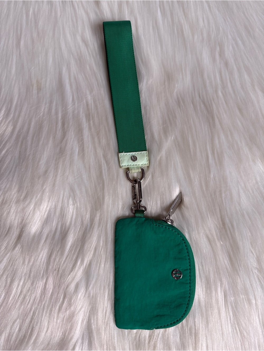 Lululemon Green Pouch Wristlet